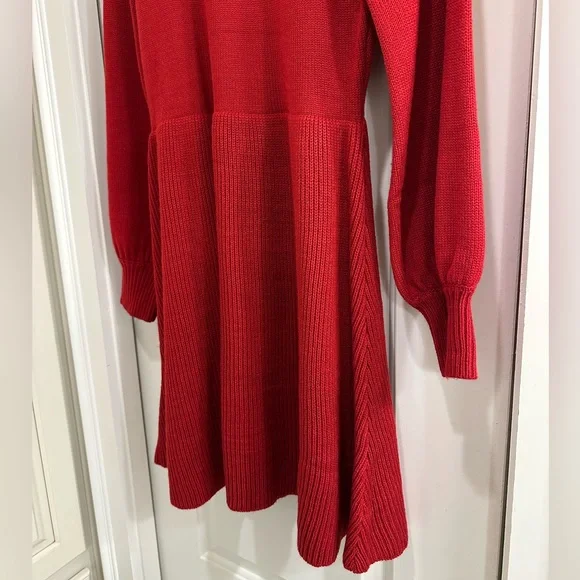 Sugarlips Balloon Sleeve Sweater Dress - Picture 3 of 5